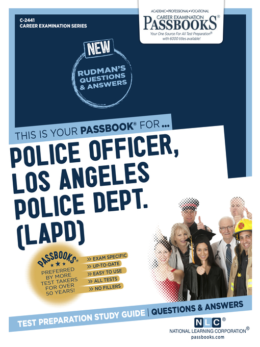 Title details for Police Officer, Los Angeles Police Department (LAPD) by National Learning Corporation - Available